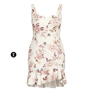 NWT city Chic mini imperial dress floral